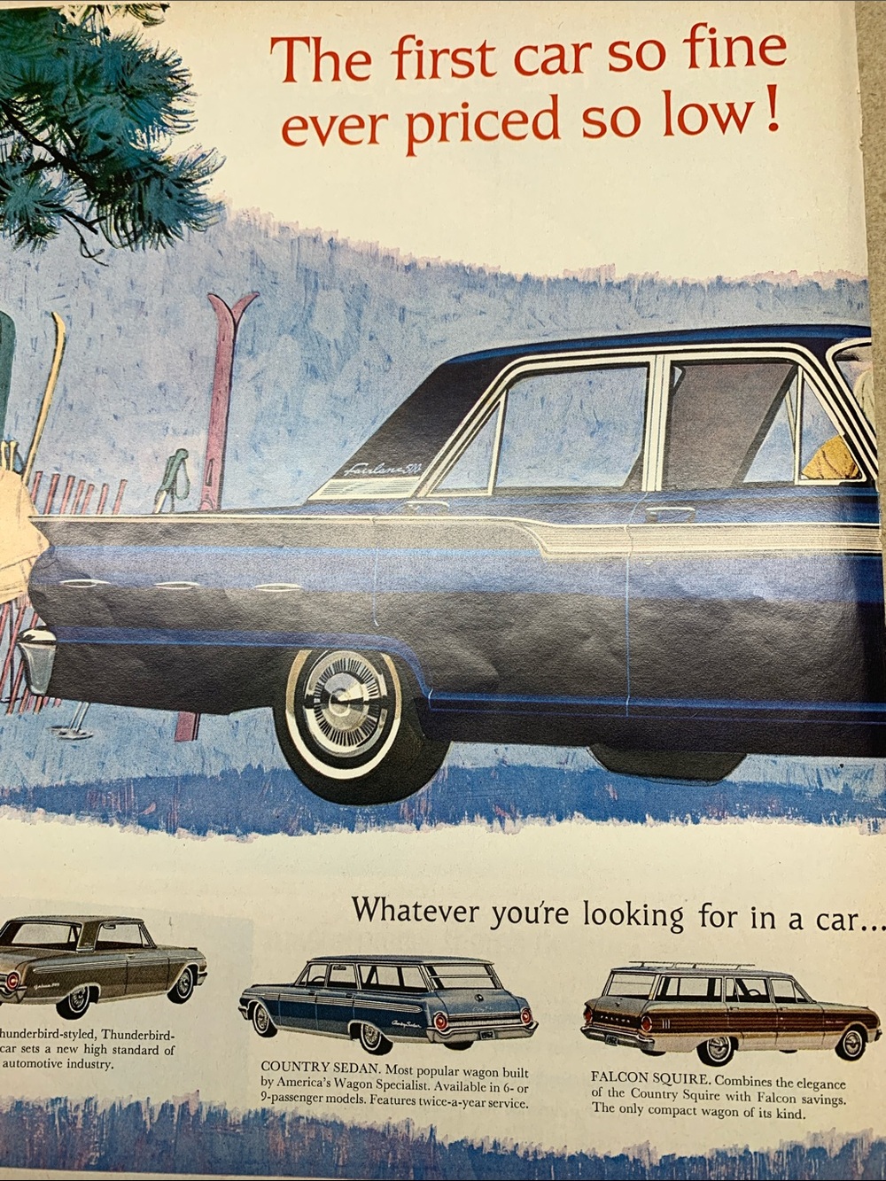 Vintage ‘62 Fords Look Magazine January 16, 1962 - 2 pages advertisement